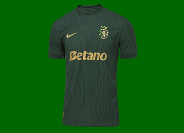 2026/27. Camisola Nike, edição comemorativa dos 120 anos do Sporting, versão limitada a 1906 unidades em tecido vapor