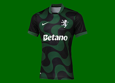 2025/26. Camisola do Sporting da Loja Verde alternativa negra