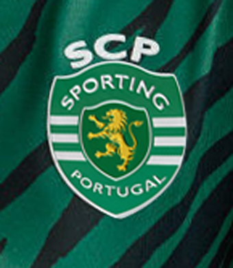 2021/22. Terceiro equipamento do Sporting da Nike, apresentado no primeiro jogo da Champions League da poca, contra o Ajax em Alvalade