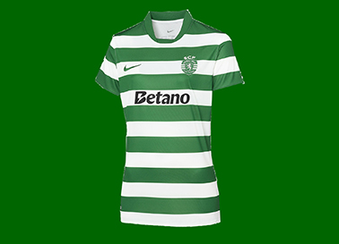 2025/26. Camisola do Sporting da Loja Verde principal de mulher
