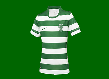 2025/26. Camisola do Sporting da Loja Verde de criana sem publicidade