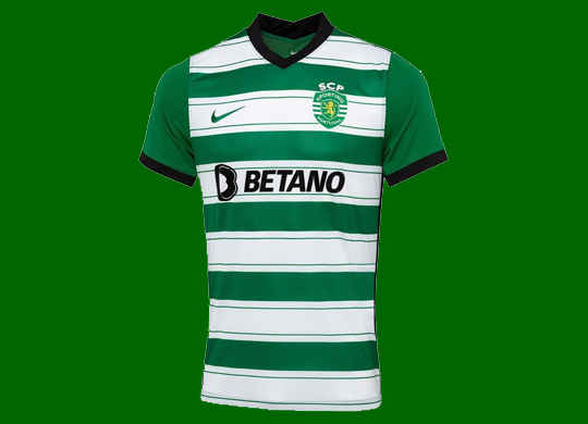 2022/23. Camisola listada do Sporting Nike