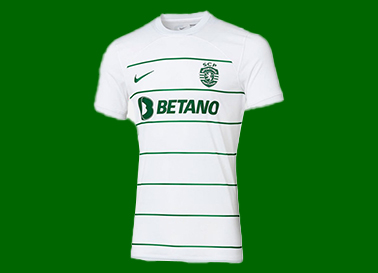 Camisola do Sporting Clube de Portugal, 2023/24. Primeiro equipamento alternativo branco