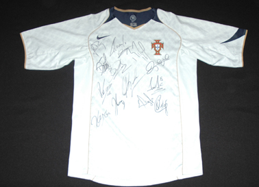 signed Portugal jersey national team 2009 Albania