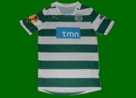 equipamento de jogo do Sporting listada usada por Alberto Rodriguez num jogo da Liga Europa