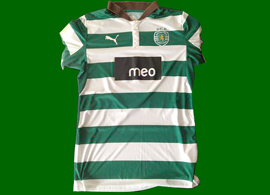 2012/2013. Sporting Lisbon match worn top, player Khalid Boulahrouz