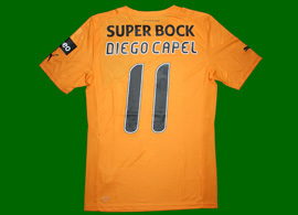 Away shirt worn by Diego Capel in the 3-0 defeat against Rio Ave December 29 2012