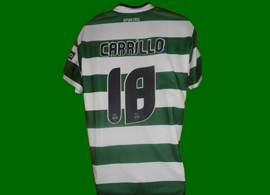 Counterfeit Sporting Lisbon jersey coming from Peru, where people clearly like Andr Carrillo!