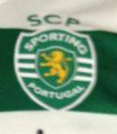 Camisola de jogo do Sporting listada do Carrio modelo do campeonato nacional usado de 13 de Agosto at 3 de Novembro de 2011