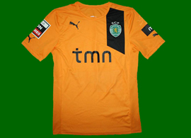 Camisola laranja alternativa de Zakaria Labyad do Campeonato Nacional 2012/13