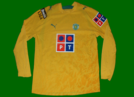 Sporting Lisbon Third top match worn by Polga, long sleeves 2006