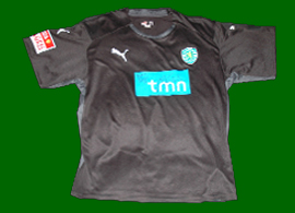 Shortsleeved goalkeeper top match worn by Portugal goalkeeper Rui Patricio Sporting 08/09