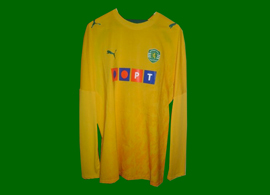 longsleeved yellow PT Sporting Portugal jersey