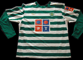 Portugal Sporting home shirt kit