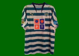 Camisola do Sporting de jogo do jogador Abel, 2007