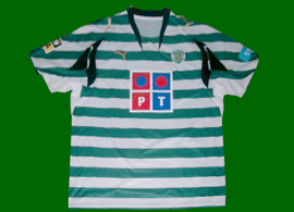 Camisola Sporting de jogo Romagnoli 2007