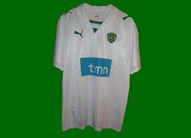 match worn Sporting Portugal Yannick Djalo Luciana Abreu