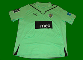 Player issue Sporting Caicedo 2009 2010 away shirt