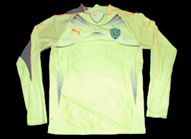 Camisola guarda redes Sporting 2010 2011 verde