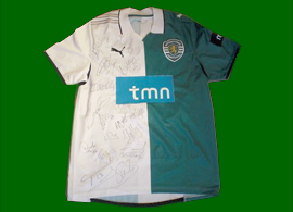 Camisola do Sporting Stromp Sinama Pongolle 2010