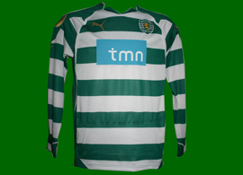 Sporting Lisbon Europe league match worn jersey Vukcevic