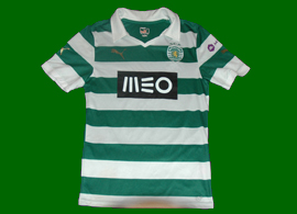 equipamento do Sporting do Ricardo Esgaio na final da Taa de Honra contra o Estoril 21 Julho 2013