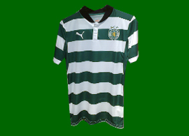 camisola player issue profissional Sporting 2012/13, igual aos de jogo