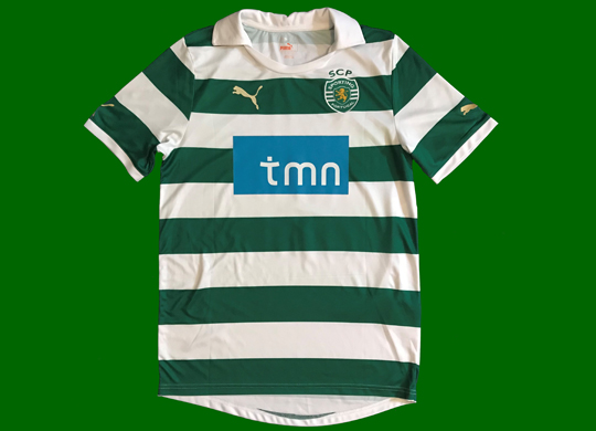 Andre Martins Sporting Lisbon match worn jersey pre-season friendly against Udinese