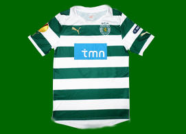 equipamento de jogo do Sporting Insua Liga Europa