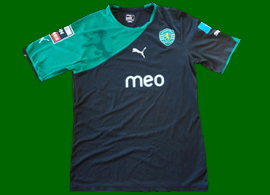 Away jersey, match worn by player Zapater