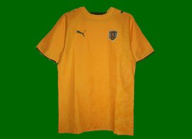 Camisola alternativa do Sporting 2007/08, sem sponsor, com emblema bordado