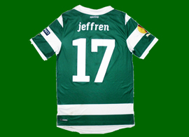 Jeffren Sporting shirt, Europe Cup model