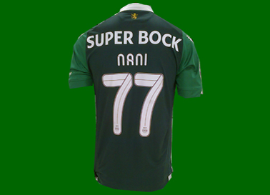 Champions League shirt of Nani in Sporting Lisbon