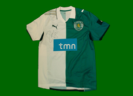 Camisola do Sporting Stromp Liedson 2010, Taa de Portugal, assinada