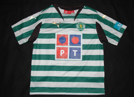 Camisola de criana pequena (5/6 anos) do Sporting, 2007/08