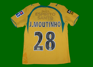 2006/07. Camisola alternativa amarela do Moutinho