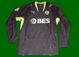 Camisola Sporting de jogo Paredes 2007