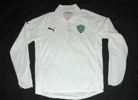 Long sleeved white polo 2010/11