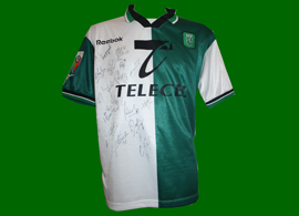 Official matchworn Sporting Stromp shirt, player Afonso Martins 1999/00