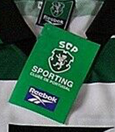 1999/2000. Camisola de futebol, rplica da Loja Verde personalizada Andr Cruz