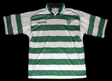 2001/02. Equipamento do jogador da equipa B do Sporting Bruno Caires