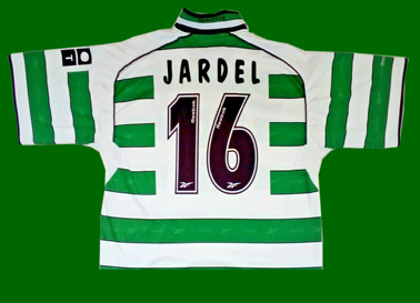 1999/2000. Camisola de futebol, rplica da Loja Verde personalizada Jardel