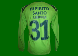 equipamento alternativo usado em jogo por Liedson na Liga Galp Energia, Sporting 2004/05