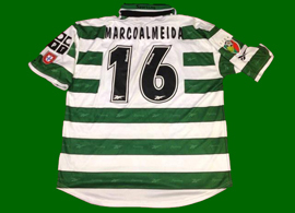 Equipamento do Sporting usada por Marco Almeida campeonato