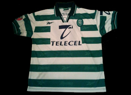 Sporting Lisbon 1998/99 shirt match worn by Marco Caneira