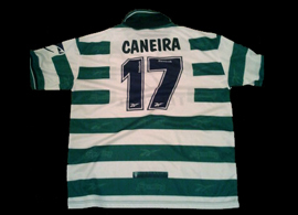 camisola do Marco Caneira de 1998/99: 100% certa, de jogo amigvel