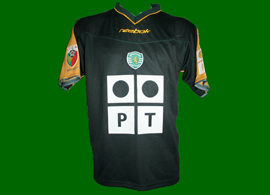 Equipamento de jogo alternativo de jogo do Ricardo Fernandes Sporting 2002/03