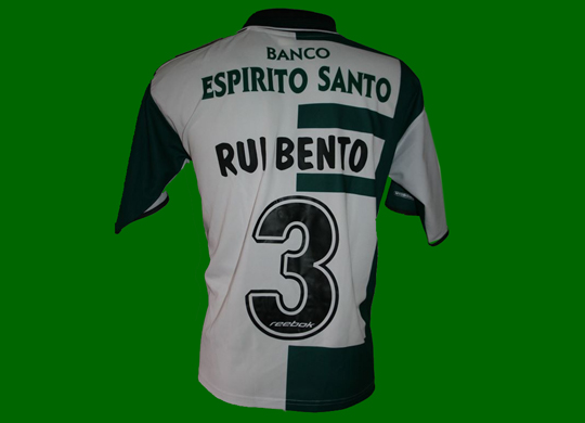 2002/03. Camisola Stromp de jogo do Rui Bento