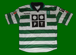 camisola de jogo do SCP Chiquinho 2000/01