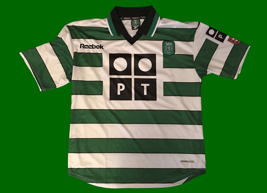 Sporting Lisbon match worn shirt